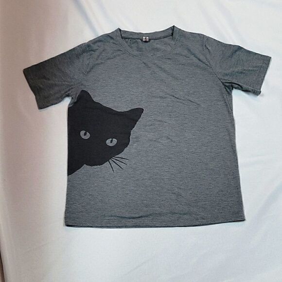 Cute Peekaboo Kitty Tee By Order Plus! - Picture 1 of 5